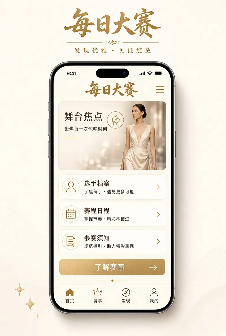 每日大赛APP：把舞台、赛程、规则与公示集中到移动端