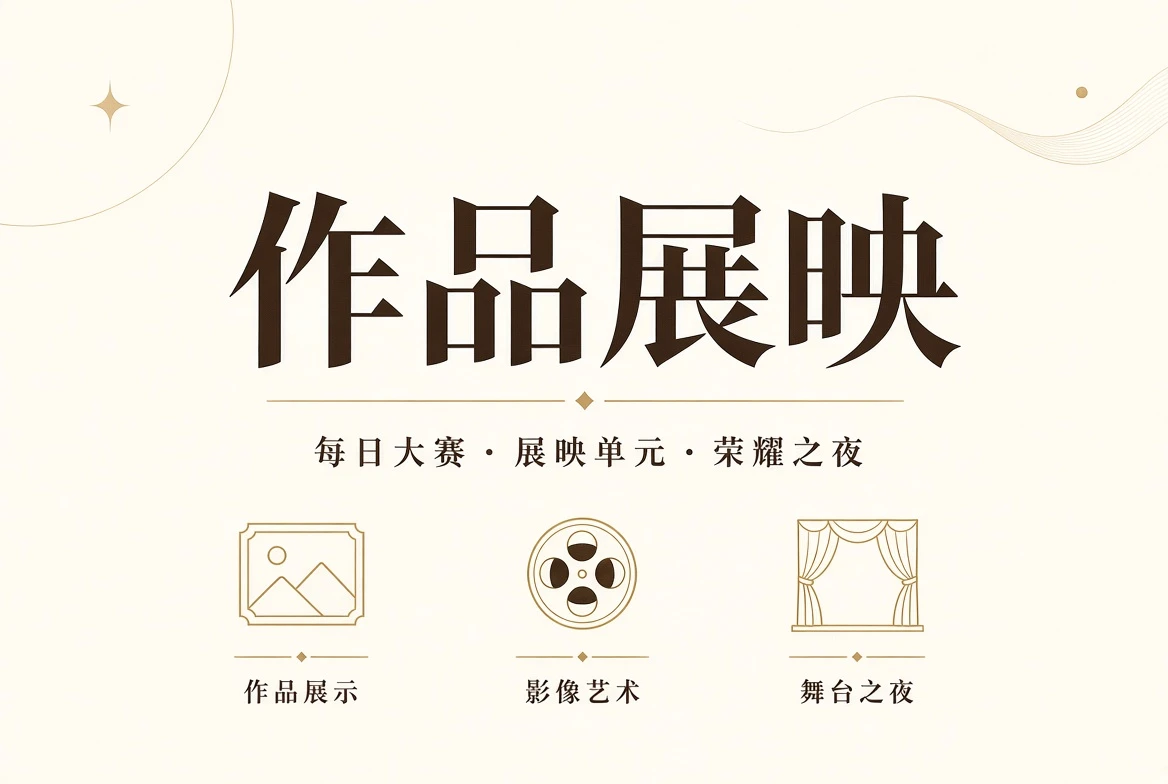 典礼页:典礼流程、综合展示与结果审核